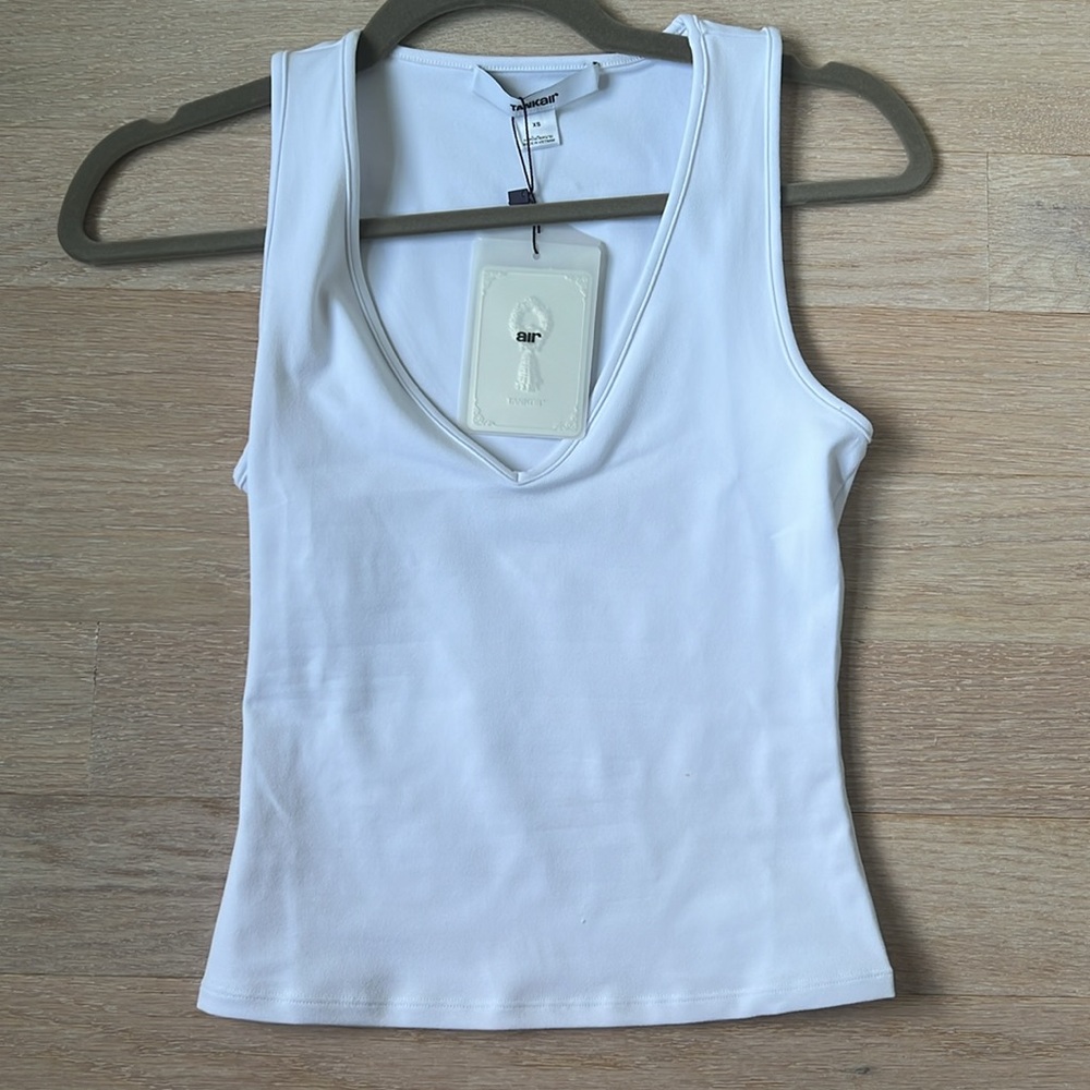 Tank Air Peek Tank in Milk XXS NWT - Picture 2 of 2